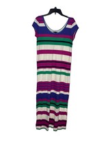 Tommy Hilfiger Women T-shirt Dress Maxi Stripes Short Sleeves Crewneck Small NWT - £23.45 GBP