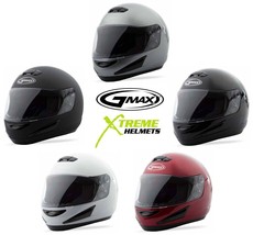 Gmax GM38 Solid Full Face Street Helmet 2XS Xs S M L Xl 2XL 3XL - £47.42 GBP+