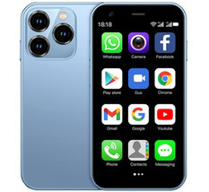 SOYES XS15 2gb 16gb MTK658 Quad Core 3.0&quot; Dual Sim Android 8 3g Smartphone Blue - £78.55 GBP