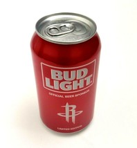 Houston Rockets NBA 2016 Limited Edition 12 Oz EMPTY Bud Light Beer Can Red - £7.86 GBP