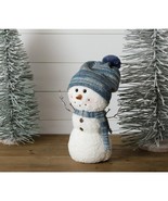 Snowman sitter with hat and scarf - 12 inch High - $29.99