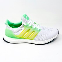 Adidas UltraBoost 5.0 DNA White Beam Green Mens Running Shoes GV8730 - £94.76 GBP