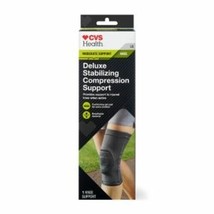 CVS Health Knee Deluxe Stabilizing Compression Support, Medium - $31.18
