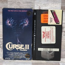 Curse II The Bite VHS Horror Sci-Fi Movie 1989 Cult Monster Unrated RARE... - £7.63 GBP