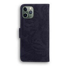 Anymob iPhone Black Tiger Embossed Leather Case Flip Wallet Mobile Phone Cover - £23.10 GBP