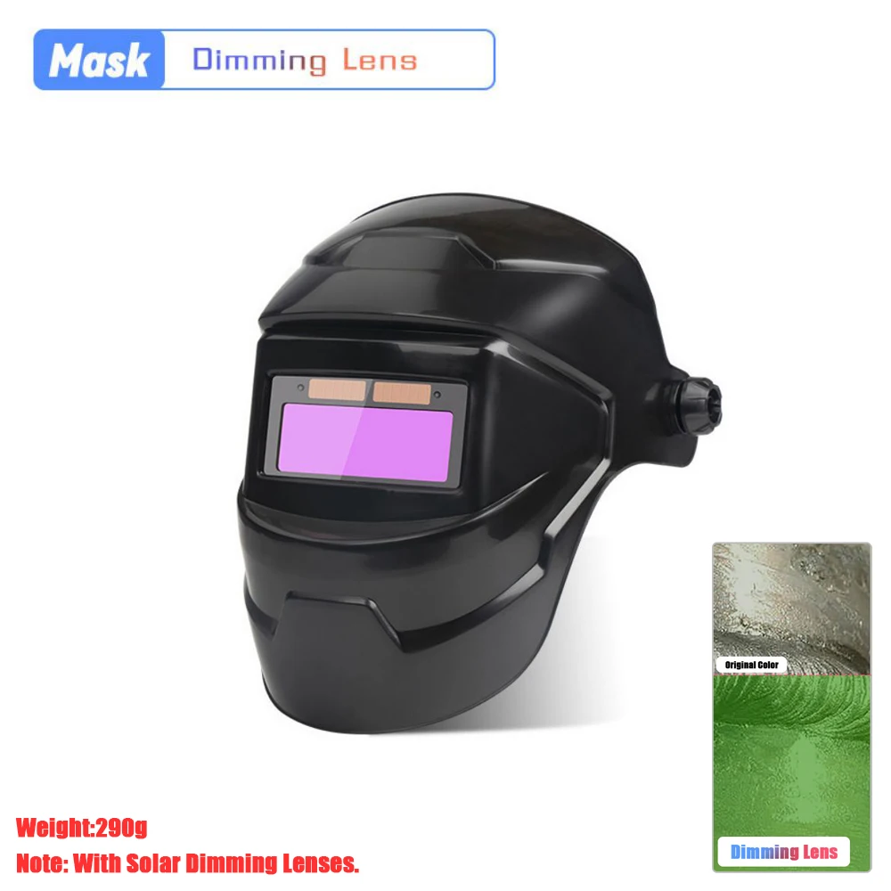 Welding Helmet Welder Mask ChameLarge View True Color Solar Power Auto D... - $3,028.04 MXN