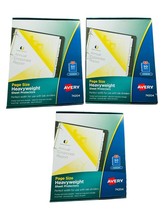 Avery Page Size Heavyweight Sheet Protectors 3-Hole Punch Lot of 3 (150 ... - $29.69