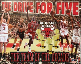 The Drive for Five - Jordan Rodman Pippen 1997 Chicago Bulls Superstar N... - $18.49