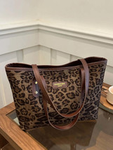 Leopard Polyester Tote Bag - $23.25