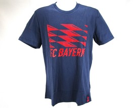adidas FC Bayern Munich Men&#39;s T-Shirt Sz M Soccer Football Apparel Short... - £26.84 GBP