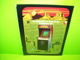 SLITHER Video Arcade Game Magazine AD Vintage Retro Promo Art 1982 - £10.43 GBP