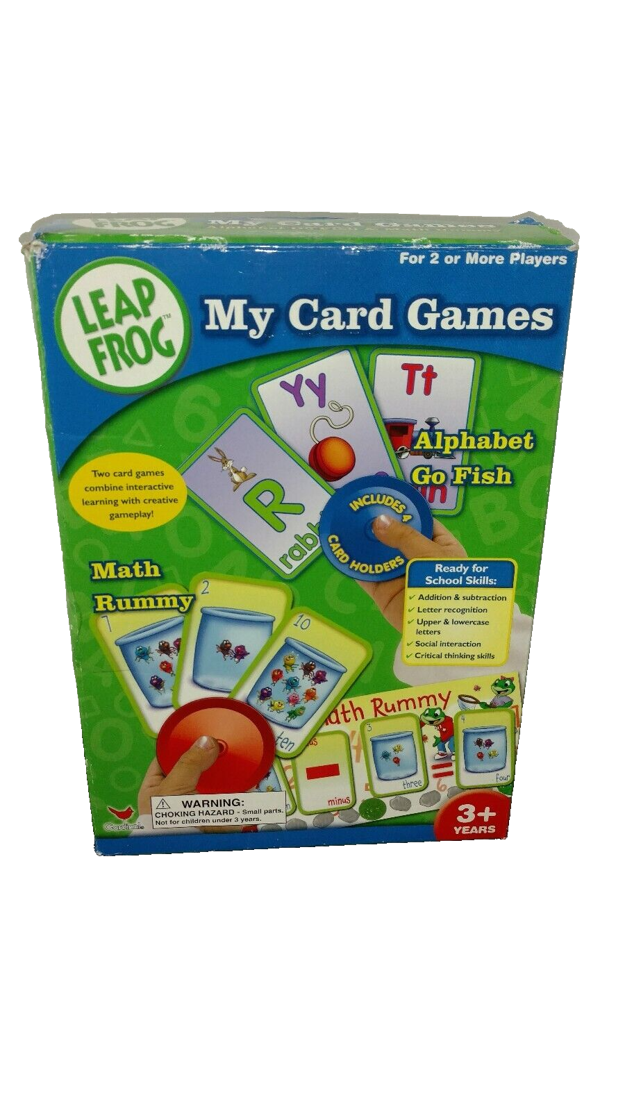 Game LeapFrog My Card Alphabet GoFish Math Rummy Add and Subtract School Skills - $18.99