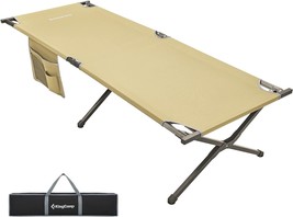 Kingcamp Camping Cot Portable Sleeping Cot for Adults Heavy Duty 81&quot;x 30&quot; - £62.58 GBP