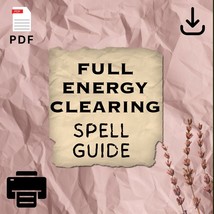Full Energy Clearing Spell - How To Guide - Diy - Téléchargement - Pdf 1 One Dol - £12.39 GBP