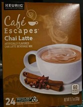 Café Escapes Chai Latte Single-Serve K-Cup Pods 24 count (C04) - $15.79