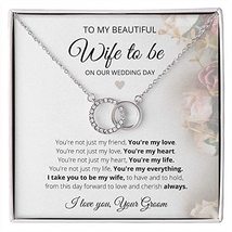 To my beautiful wife to be on our wedding day - To my bride on our wedding day c - £43.61 GBP