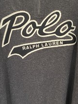 POLO RALPH LAUREN Mens Cotton Quarter-Zip Sweater XL Extra Large Script ... - £57.97 GBP