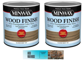 Minwax ® 108200000 Wood Stain, Water-Based Semi-Transparent, Classic Gra... - $35.64