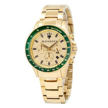 MASERATI SFIDA R8873640005 Cronografo oro acciaio inossidabile orologio da... - £160.93 GBP