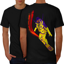 Snowboard Samurai Shirt Modern Ninja Men T-shirt Back - £10.35 GBP