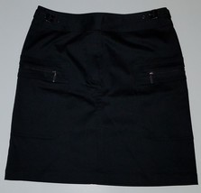 Antonio Melani Black Skirt Size 2 Short Above-Knee Career Zippered Pockets - $19.75