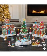 Disney Christmas Village 13-Piece Set Holiday Songs Illuminated Animated... - $3,634.60 MXN