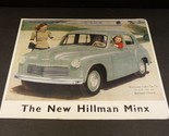 The New Hillman Minx Sales Brochure 1949 1950  - £52.85 GBP