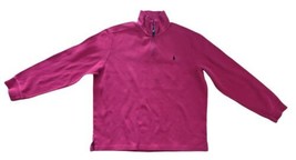 Polo Ralph Lauren Men&#39;s Pima Cotton 1/4 Zip Sweater Red Size XL - £15.51 GBP