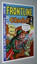 Original 1970&#39;s EC Comics Frontline Combat 1 US Army comic book cover art poster - £15.02 GBP