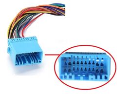 1998+ Honda radio wiring reverse plug w/ pigtails for adding aftermarket... - $12.99