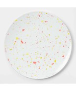 Room Essentials Terrazzo Round Plastic Salad Plate 8.5” Pink/Yellow (4 P... - £7.81 GBP