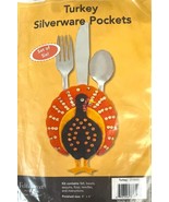 Felt Street Thanksgiving Kit 6 Turkey Silverware Pockets Sealed w Felt S... - $185.14 MXN