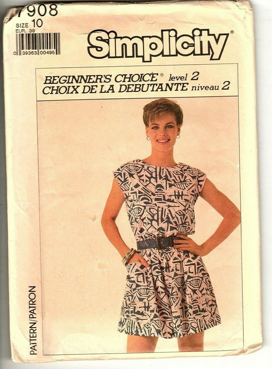 Simplicity 7908 Misses Pull on Romper - Size 10 - UNCUT Sewing Pattern - £6.37 GBP
