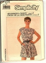 Simplicity 7908 Misses Pull on Romper - Size 10 - UNCUT Sewing Pattern - £6.30 GBP