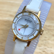VTG Sparky&#39;s Lady Mystery Dial 17J Gold Tone Swiss Hand-Wind Mechanical Watch - £20.80 GBP