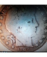 ½ Half Dollar Barber 90% Silver U.S Coin 1902 S San Francisco Mint 50C K... - £32.37 GBP