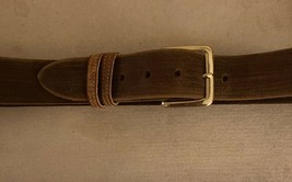 Full Grain Men’s Ladies Hand Stained Leather Belts Great Jean Belt Made In. USA image 2