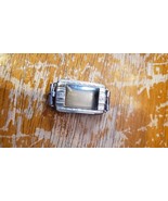 RARE 1930&#39;s 20&#39;s VTG Ornate Anchor Watch Case &amp; Crystal Rectangle 33mm x... - $606.63 MXN