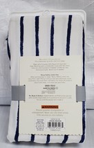 Cloud Island Crib Sheet Polyester Rayon Jersey Fitted Navy Blue Stripe image 3