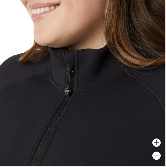 32 Degrees Womens Jacket Black Full-Zip Pockets Stretch Active Workout Gym Soft Item image 9