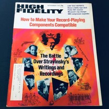 VTG High Fidelity Magazine November 1972 - Igor Stravinsky&#39;s Writing &amp; Recording - £11.17 GBP
