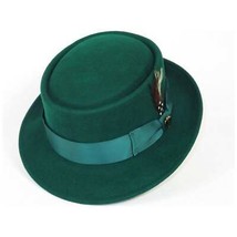 Bruno Capelo Dress Hat Australian Wool Crushable Pork Pie Jazz PP109 Emerald image 2