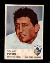 1961 FLEER #165 VOLNEY PETERS EXMT CHARGERS *X105648 - $4.41