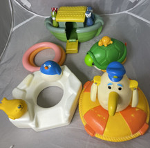 Vintage Playskool Toddler Bath Toys Seal penguin Noah’s ark - £20.90 GBP