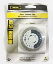 Defiant Indoor Big Button Timer, Indoor Plug-In 24 Hour Programmable - 15A 125V - £7.75 GBP