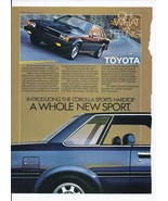 1981 Toyota Corolla Print Ad Automobile car 8.5&quot; x 11&quot; - €17,34 EUR