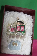 Hallmark Crown Reflections Frosty Friends Ed Seale Glass Holiday Ornament 1999 - £38.75 GBP