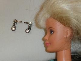 Barbie doll jewelry Marilyn Monroe earrings vintage Diamonds R Girls Best Friend - £12.54 GBP