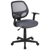 Ergonomic Gray Mesh Mid-Back Office Chair with Adjustable Arms - $3,509.99 MXN