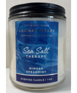 Bath &amp; Body Works Aromatherapy Mimosa Spearmint Single Wick Scented Cand... - €22,02 EUR